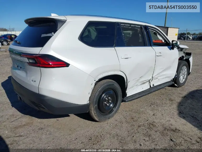 5TDABAA54TS003550 2026 Toyota Grand Highlander Hybrid Xle