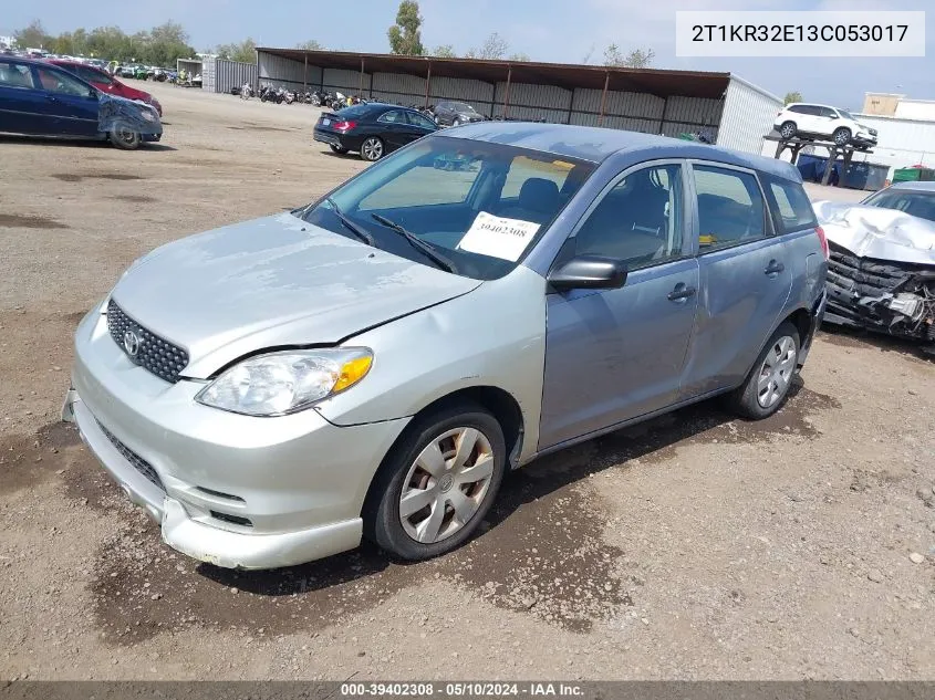 2T1KR32E13C053017 2003 Toyota Matrix Standard