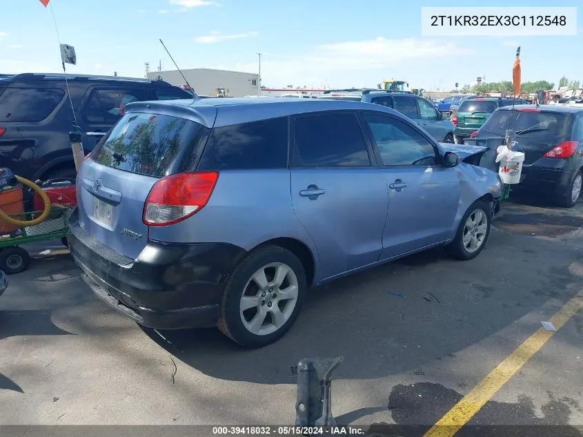 2T1KR32EX3C112548 2003 Toyota Matrix Xr