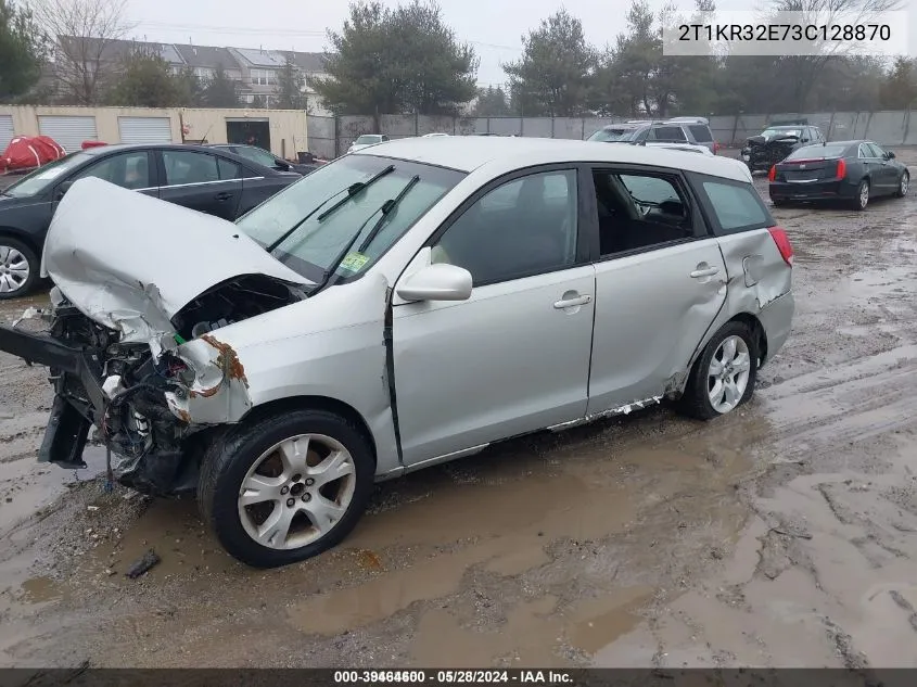 2003 Toyota Matrix Xr VIN: 2T1KR32E73C128870 Lot: 39464600