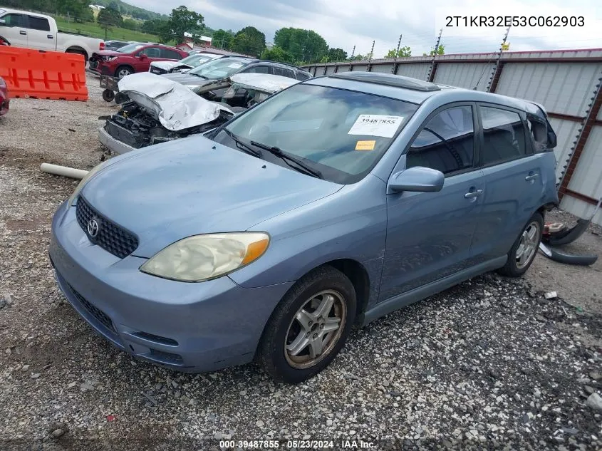 2T1KR32E53C062903 2003 Toyota Matrix Xr