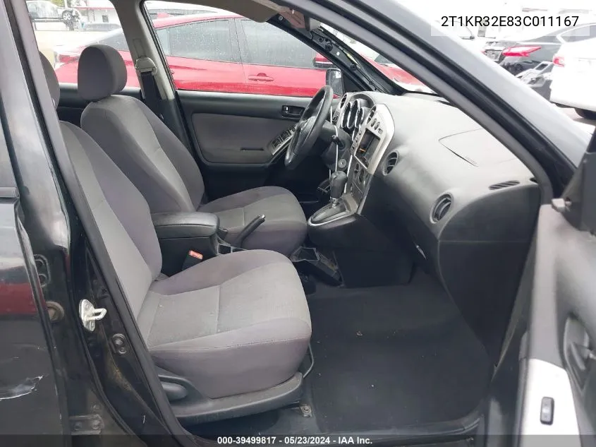 2T1KR32E83C011167 2003 Toyota Matrix Standard