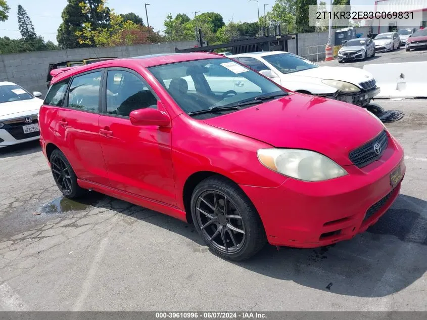 2T1KR32E83C069831 2003 Toyota Matrix Xr