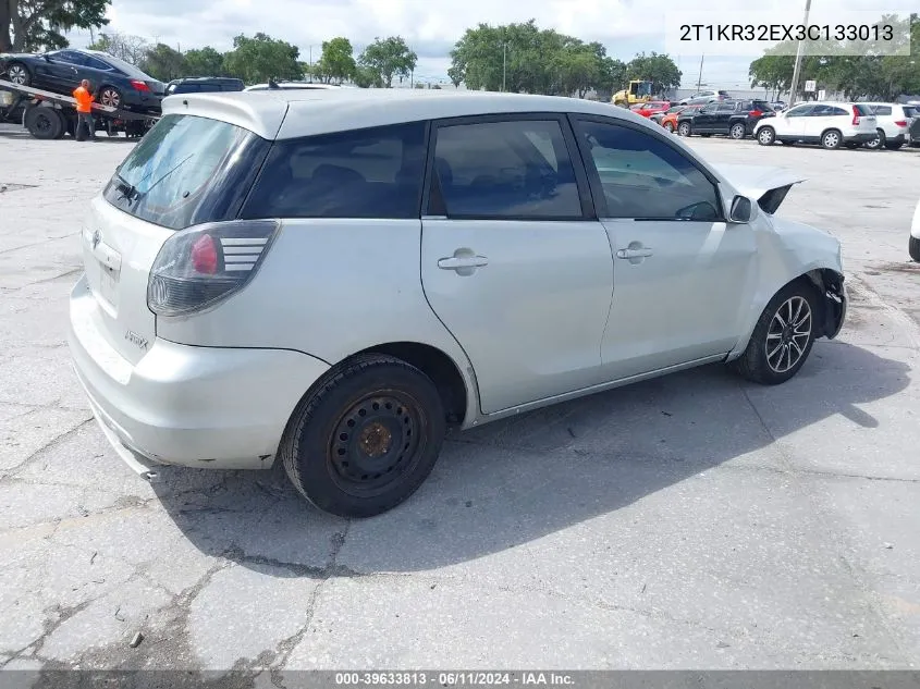 2003 Toyota Matrix Xr VIN: 2T1KR32EX3C133013 Lot: 39633813