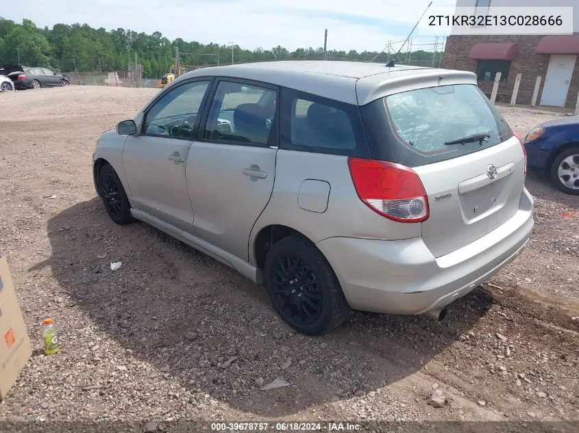 2003 Toyota Matrix Xr VIN: 2T1KR32E13C028666 Lot: 39678757