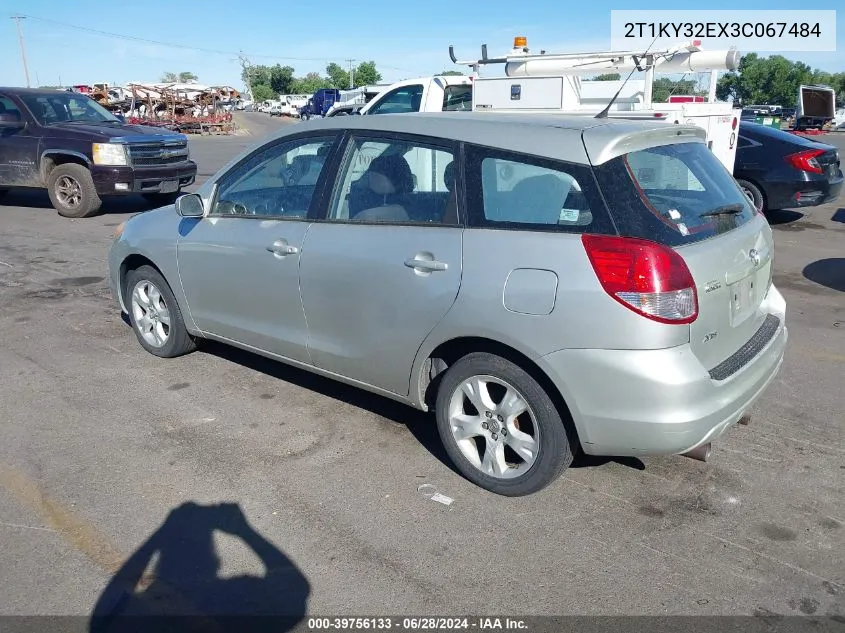 2T1KY32EX3C067484 2003 Toyota Matrix Xrs