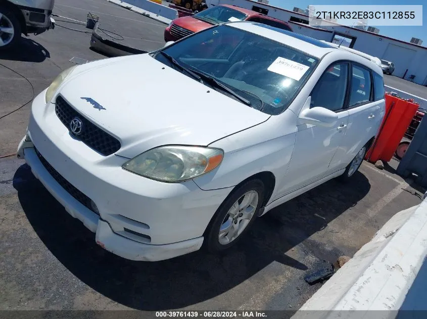 2T1KR32E83C112855 2003 Toyota Matrix Xr