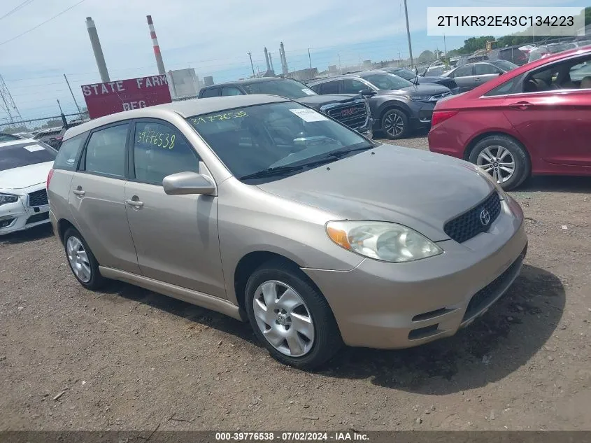 2T1KR32E43C134223 2003 Toyota Matrix Xr