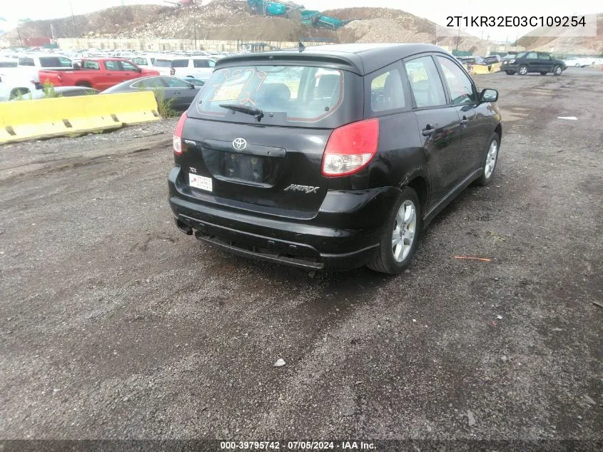 2T1KR32E03C109254 2003 Toyota Matrix Xr