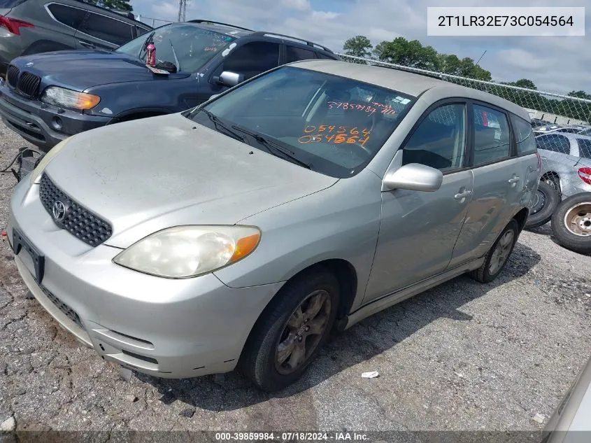 2003 Toyota Matrix Xr VIN: 2T1LR32E73C054564 Lot: 39859984