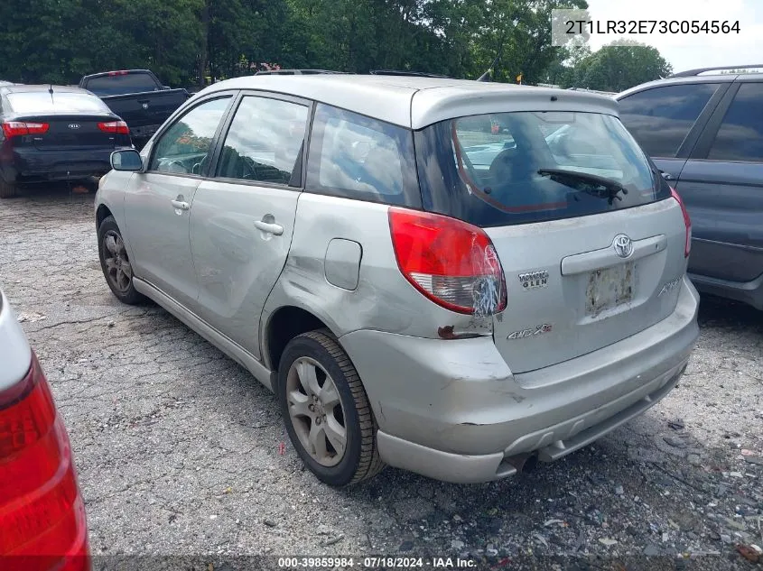 2003 Toyota Matrix Xr VIN: 2T1LR32E73C054564 Lot: 39859984