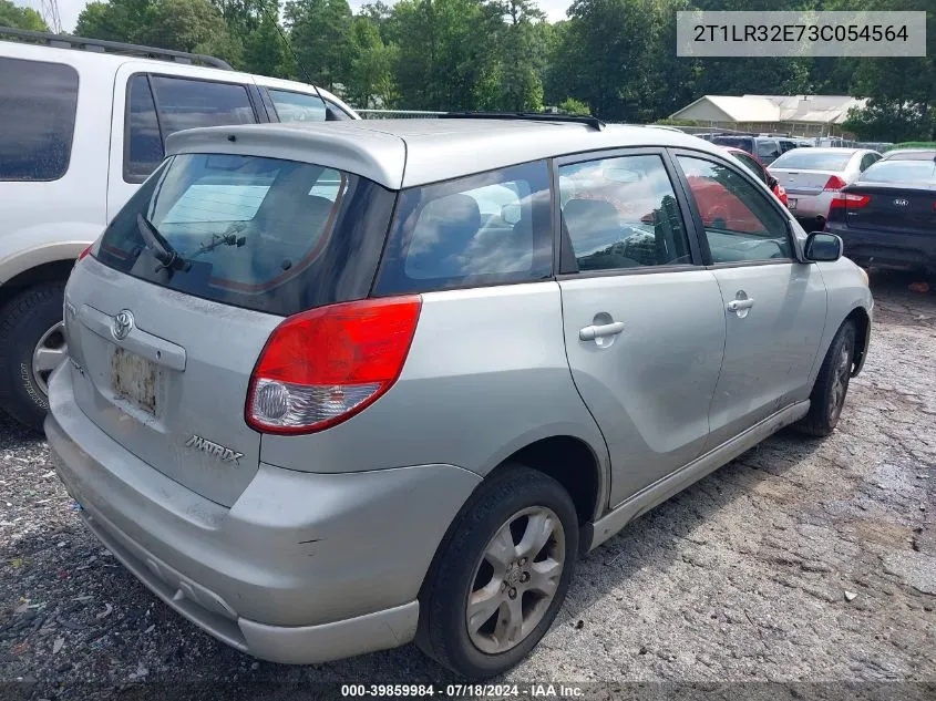 2003 Toyota Matrix Xr VIN: 2T1LR32E73C054564 Lot: 39859984