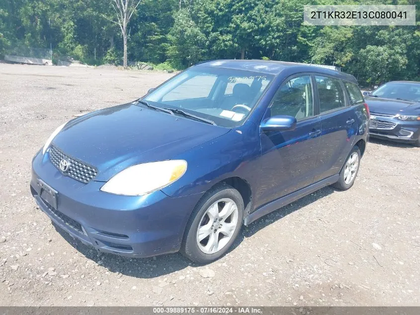 2T1KR32E13C080041 2003 Toyota Matrix Xr