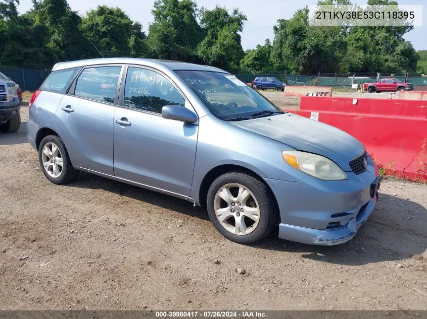 2T1KY38E53C118395 2003 Toyota Matrix Xrs