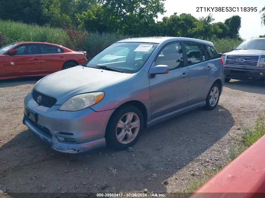 2T1KY38E53C118395 2003 Toyota Matrix Xrs