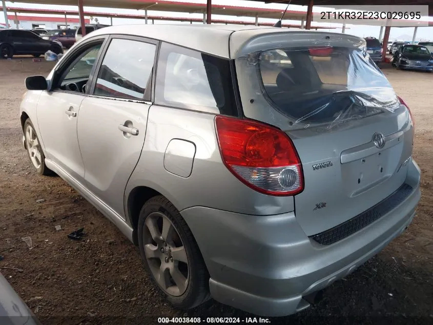 2T1KR32E23C029695 2003 Toyota Matrix Xr