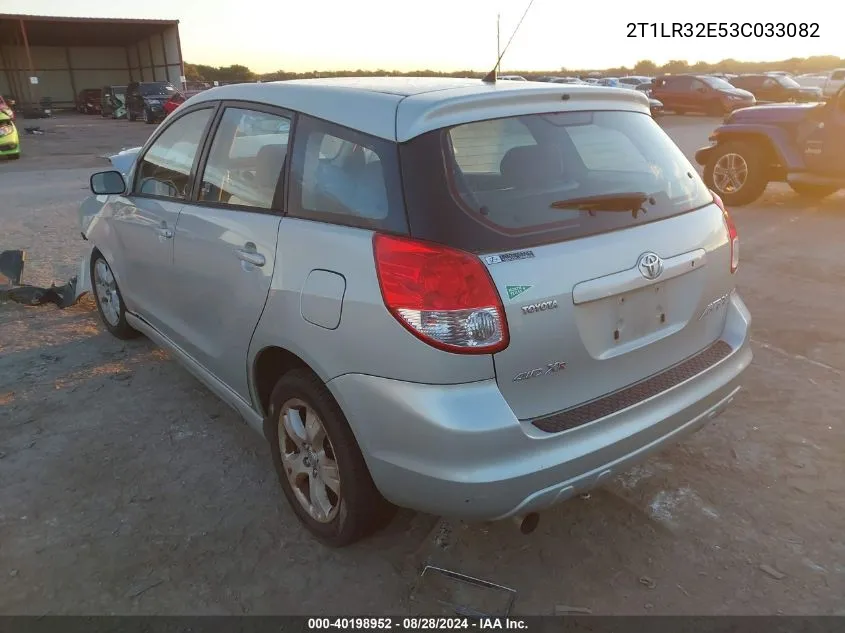 2T1LR32E53C033082 2003 Toyota Matrix Xr