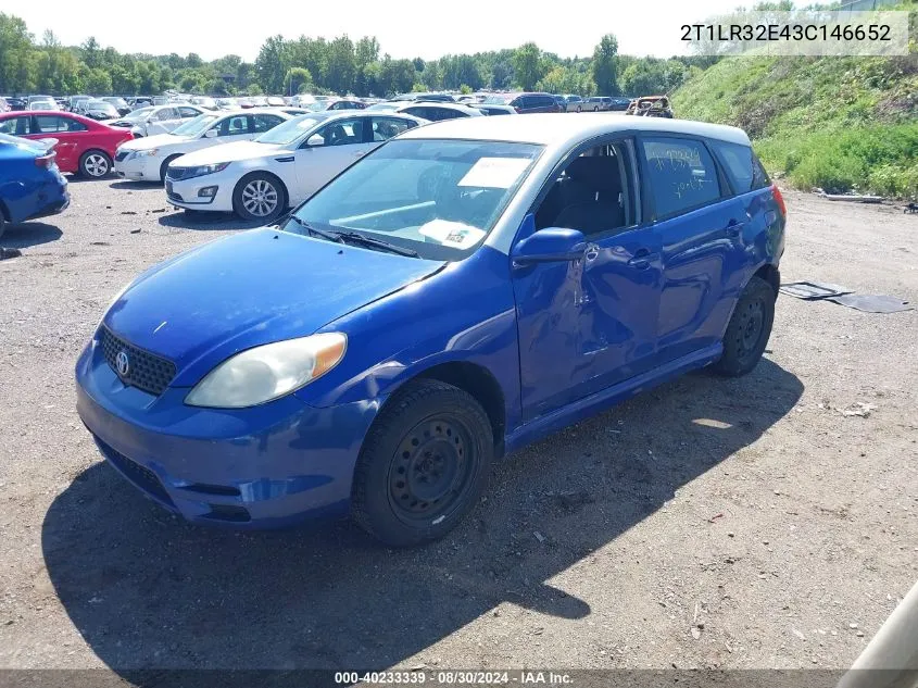 2T1LR32E43C146652 2003 Toyota Matrix Xr