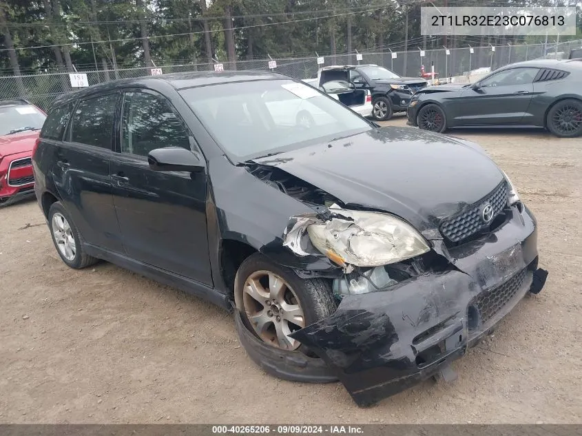 2003 Toyota Matrix Xr VIN: 2T1LR32E23C076813 Lot: 40265206