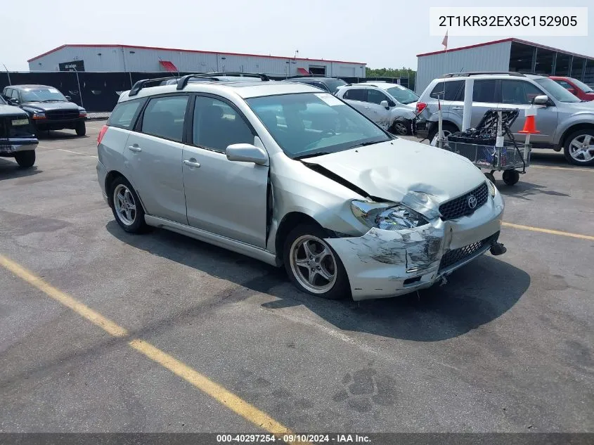 2T1KR32EX3C152905 2003 Toyota Matrix Xr