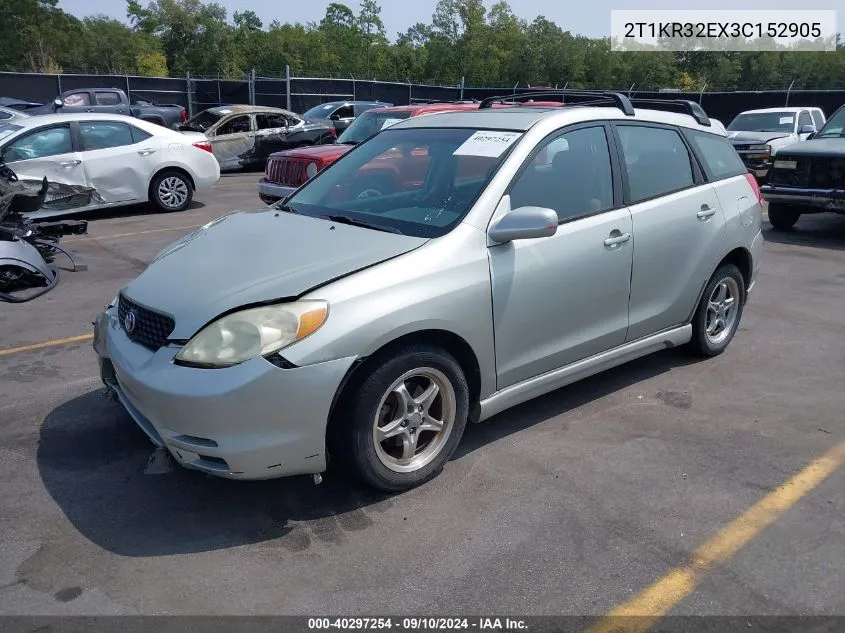 2T1KR32EX3C152905 2003 Toyota Matrix Xr