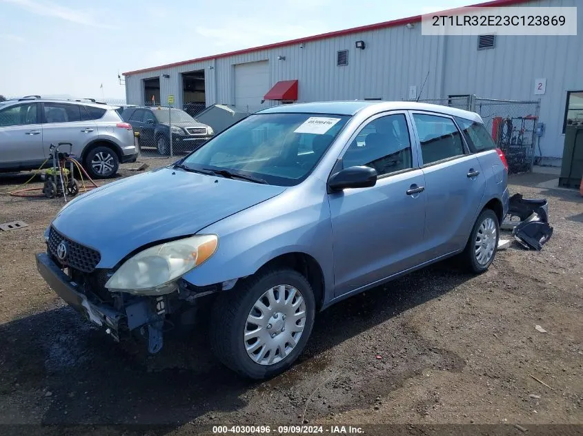 2003 Toyota Matrix Standard VIN: 2T1LR32E23C123869 Lot: 40300496