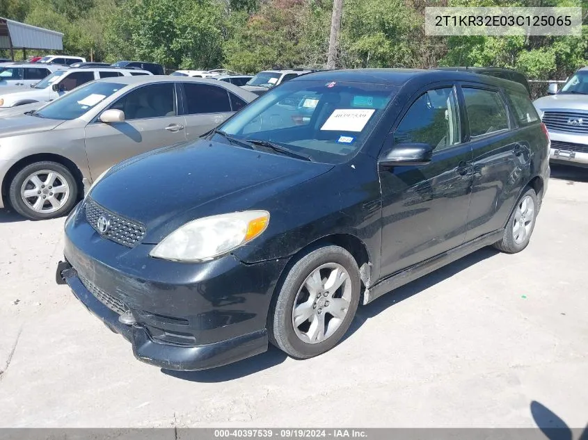 2T1KR32E03C125065 2003 Toyota Matrix Xr