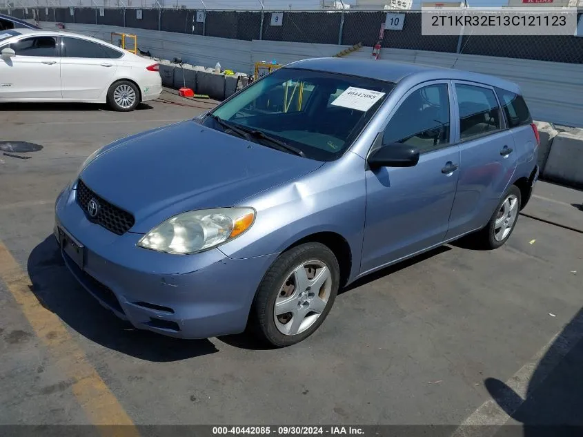 2T1KR32E13C121123 2003 Toyota Matrix Xr