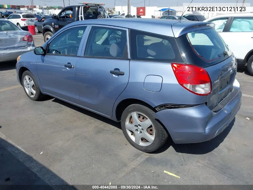 2T1KR32E13C121123 2003 Toyota Matrix Xr