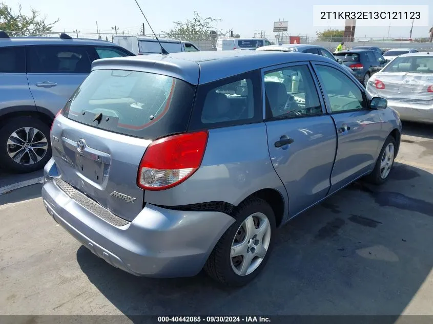 2T1KR32E13C121123 2003 Toyota Matrix Xr