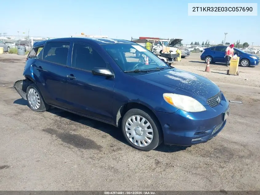2T1KR32E03C057690 2003 Toyota Matrix Standard