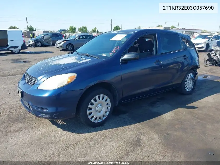 2T1KR32E03C057690 2003 Toyota Matrix Standard