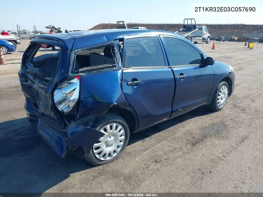 2T1KR32E03C057690 2003 Toyota Matrix Standard