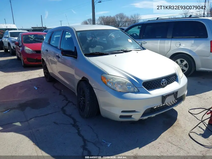 2T1KR32E93C079042 2003 Toyota Matrix Standard