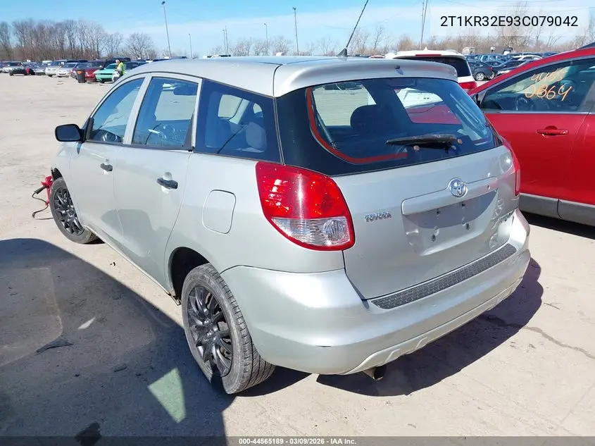 2T1KR32E93C079042 2003 Toyota Matrix Standard