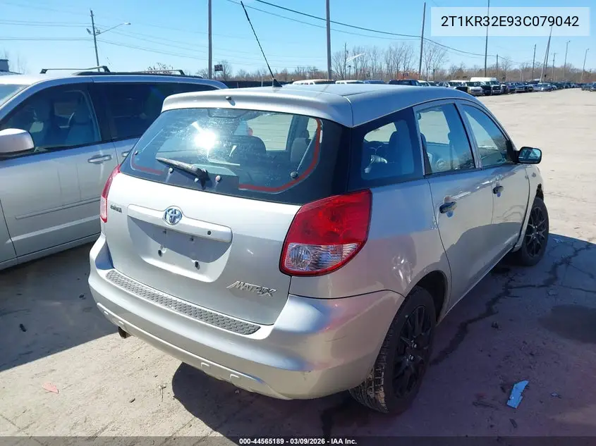 2T1KR32E93C079042 2003 Toyota Matrix Standard