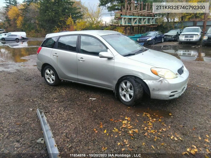 2T1KR32E74C792300 2004 Toyota Matrix Wagon