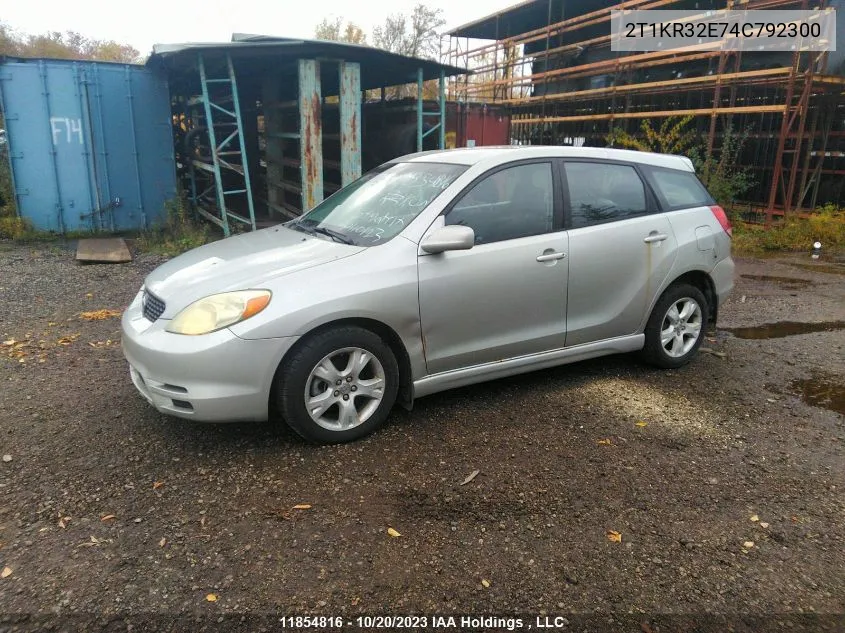 2T1KR32E74C792300 2004 Toyota Matrix Wagon