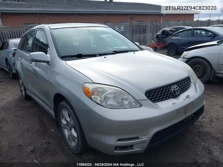 2T1LR32E94C823020 2004 Toyota Matrix Xr