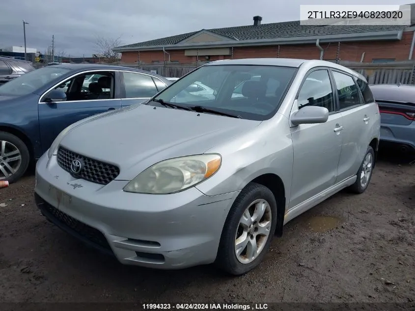 2T1LR32E94C823020 2004 Toyota Matrix Xr