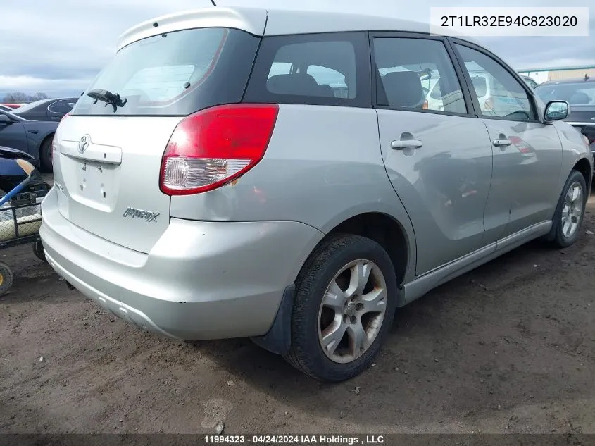 2T1LR32E94C823020 2004 Toyota Matrix Xr