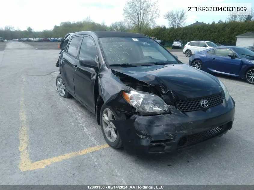 2T1KR32E04C831809 2004 Toyota Matrix