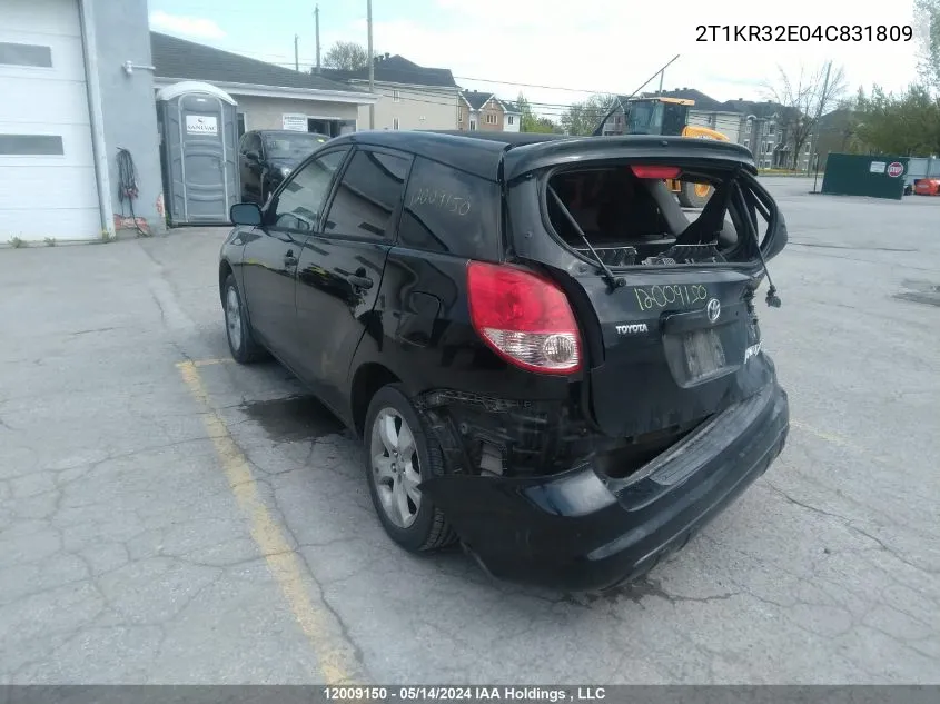 2T1KR32E04C831809 2004 Toyota Matrix