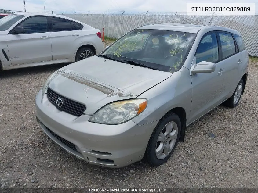 2004 Toyota Corolla Matrix Xr VIN: 2T1LR32E84C829889 Lot: 12030567