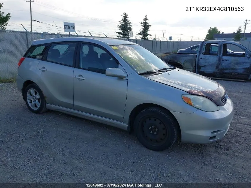 2T1KR32EX4C810563 2004 Toyota Matrix Xr