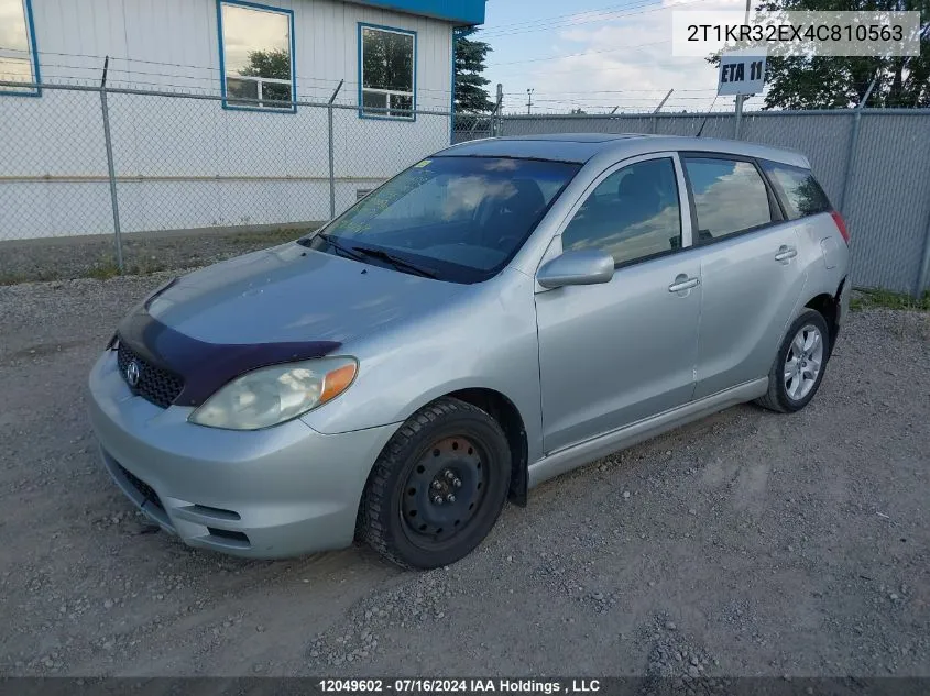 2T1KR32EX4C810563 2004 Toyota Matrix Xr