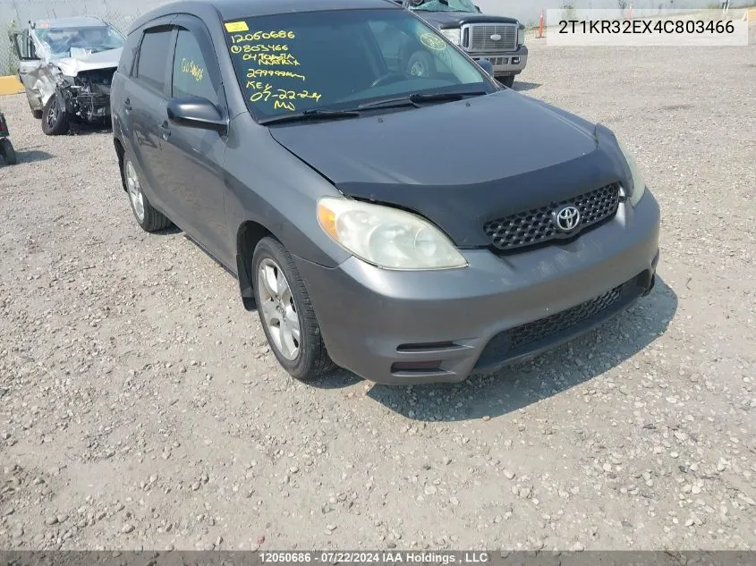 2T1KR32EX4C803466 2004 Toyota Matrix Xr