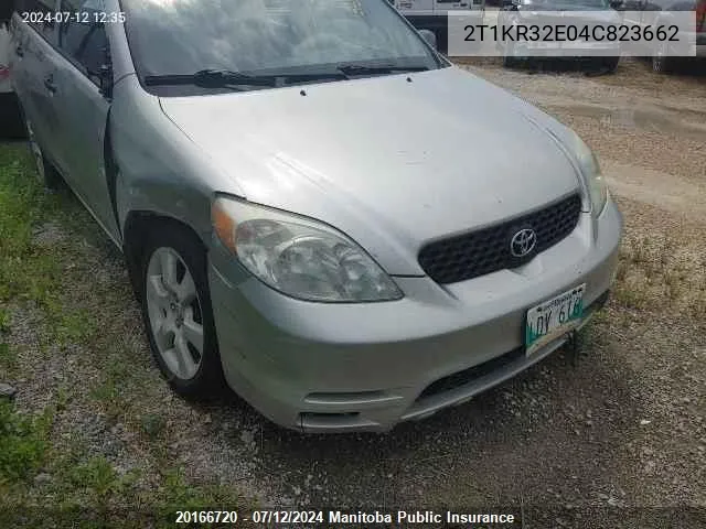 2004 Toyota Matrix VIN: 2T1KR32E04C823662 Lot: 20166720