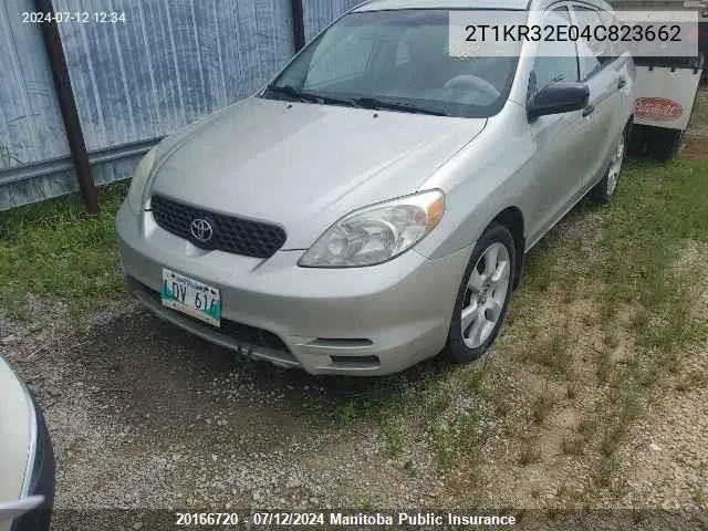 2004 Toyota Matrix VIN: 2T1KR32E04C823662 Lot: 20166720