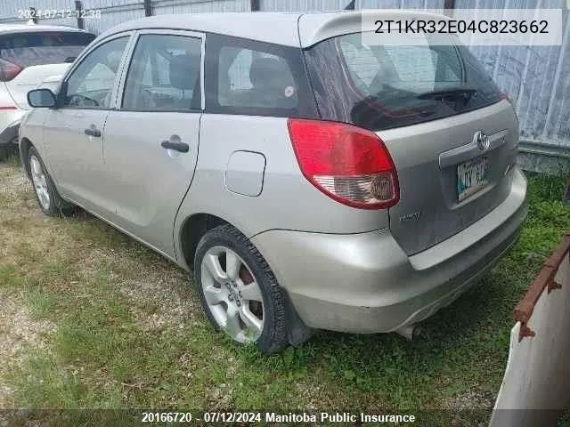 2004 Toyota Matrix VIN: 2T1KR32E04C823662 Lot: 20166720